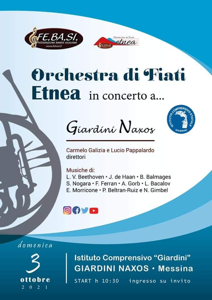 Orchestra di fiati Etnea in concerto Giardini Naxos
