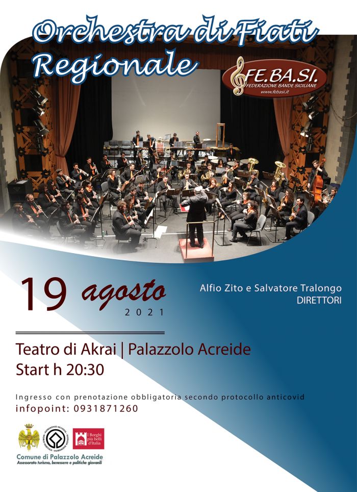 Concerto dell’Orchestra di Fiati Regionale FEBASI – PALAZZOLO ACREIDE (SR)