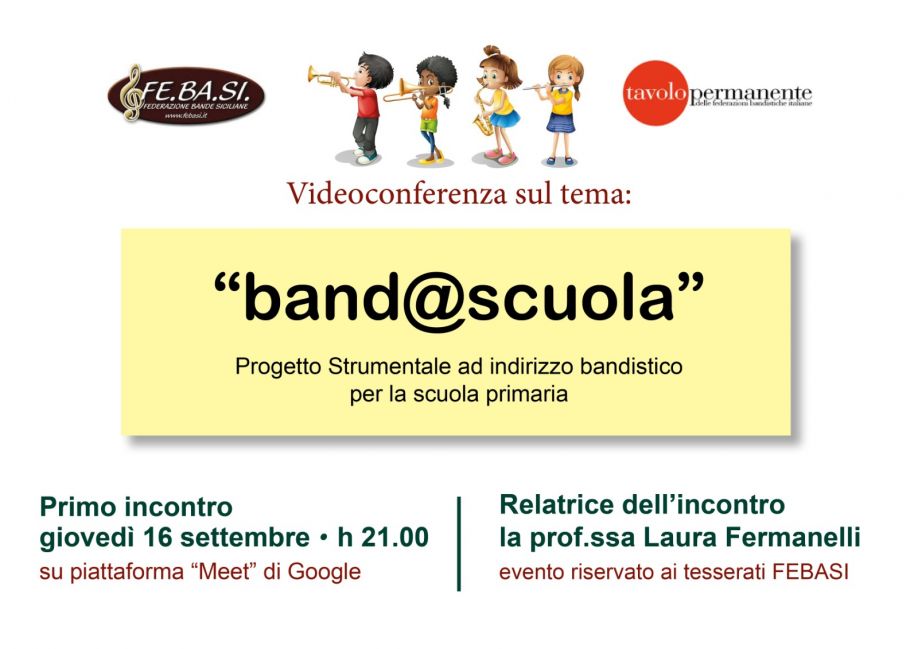 Videoconferenza con Laura Fermanelli – Band@scuola