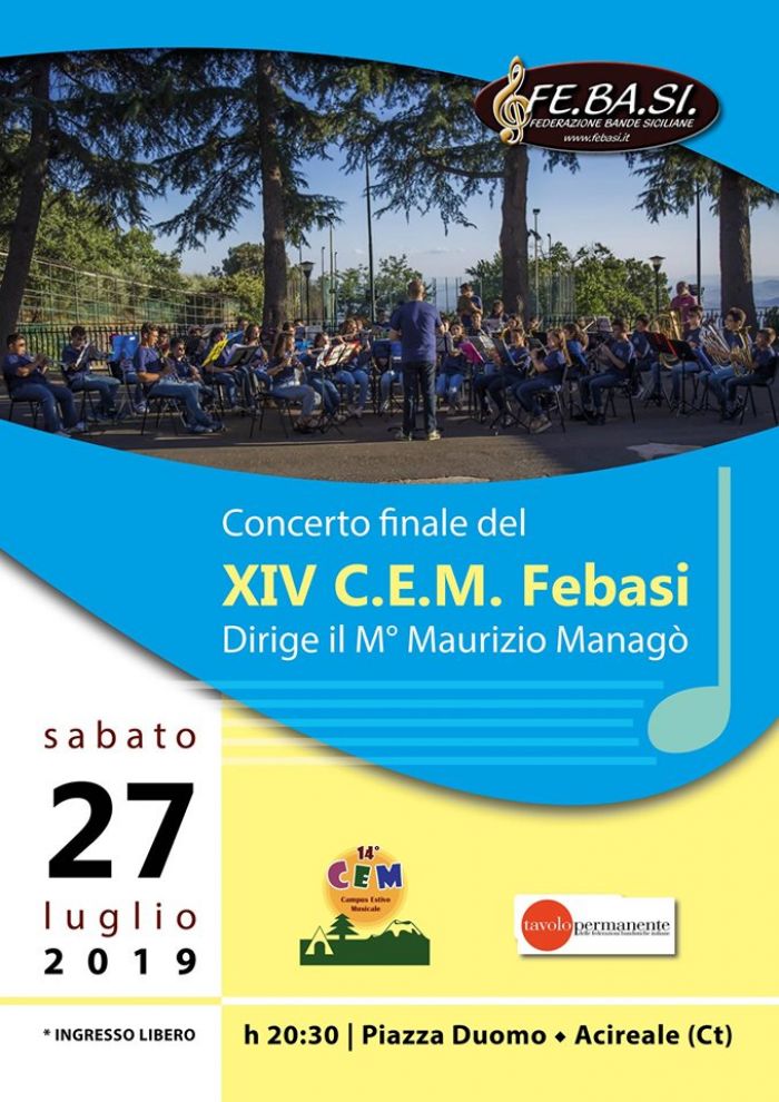 Concerto conclusivo del XIV CEM 2019