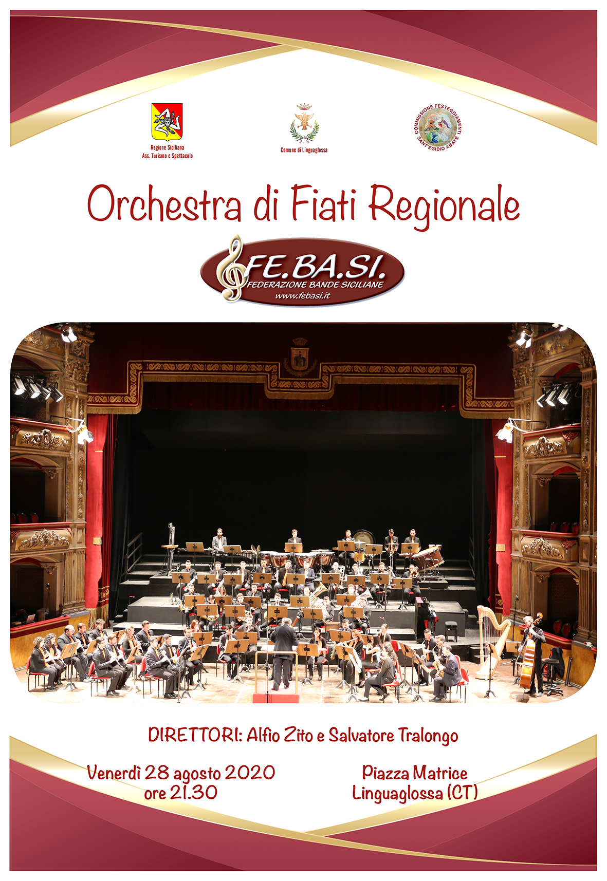 Concerto dell’OdF Regionale Febasi – Linguaglossa (CT) – 28 agosto 2020