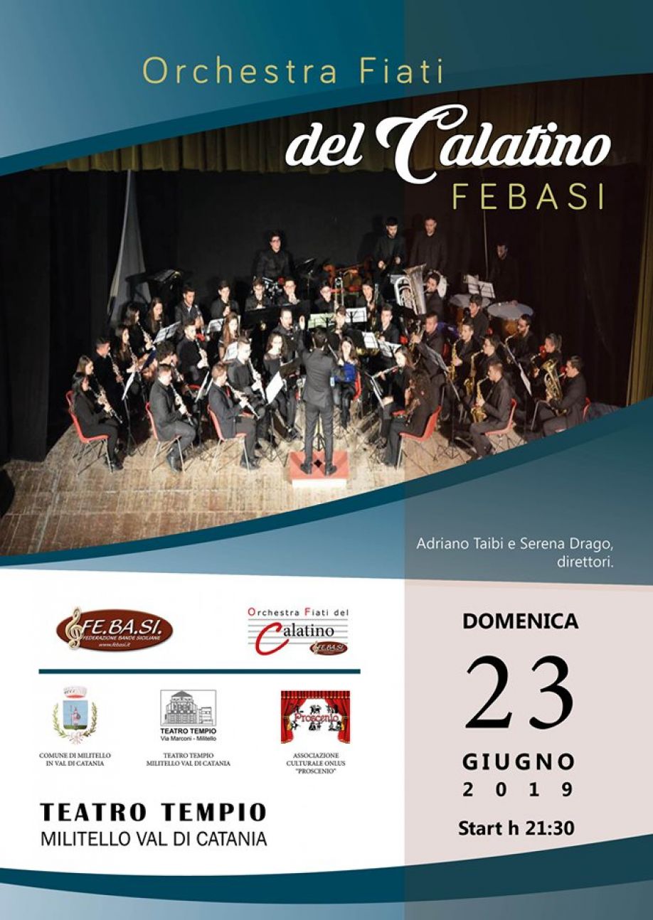 CONCERTO DELL’ORCHESTRA FIATI FEBASI del CALATINO 23-05-2019 – MILITELLO VAL DI CT