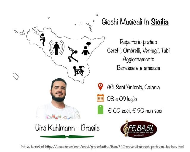 Giochi Musicila in Sicilia – Uirà Kuhlmann – Brasile