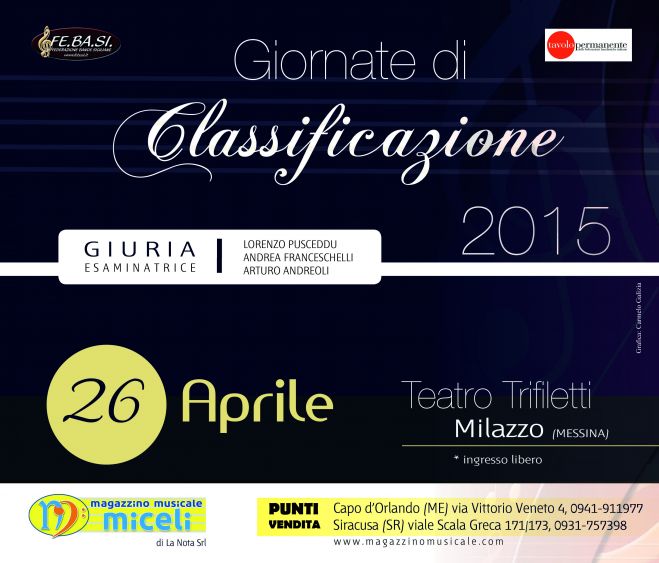 Giornata di Classificazione 2015