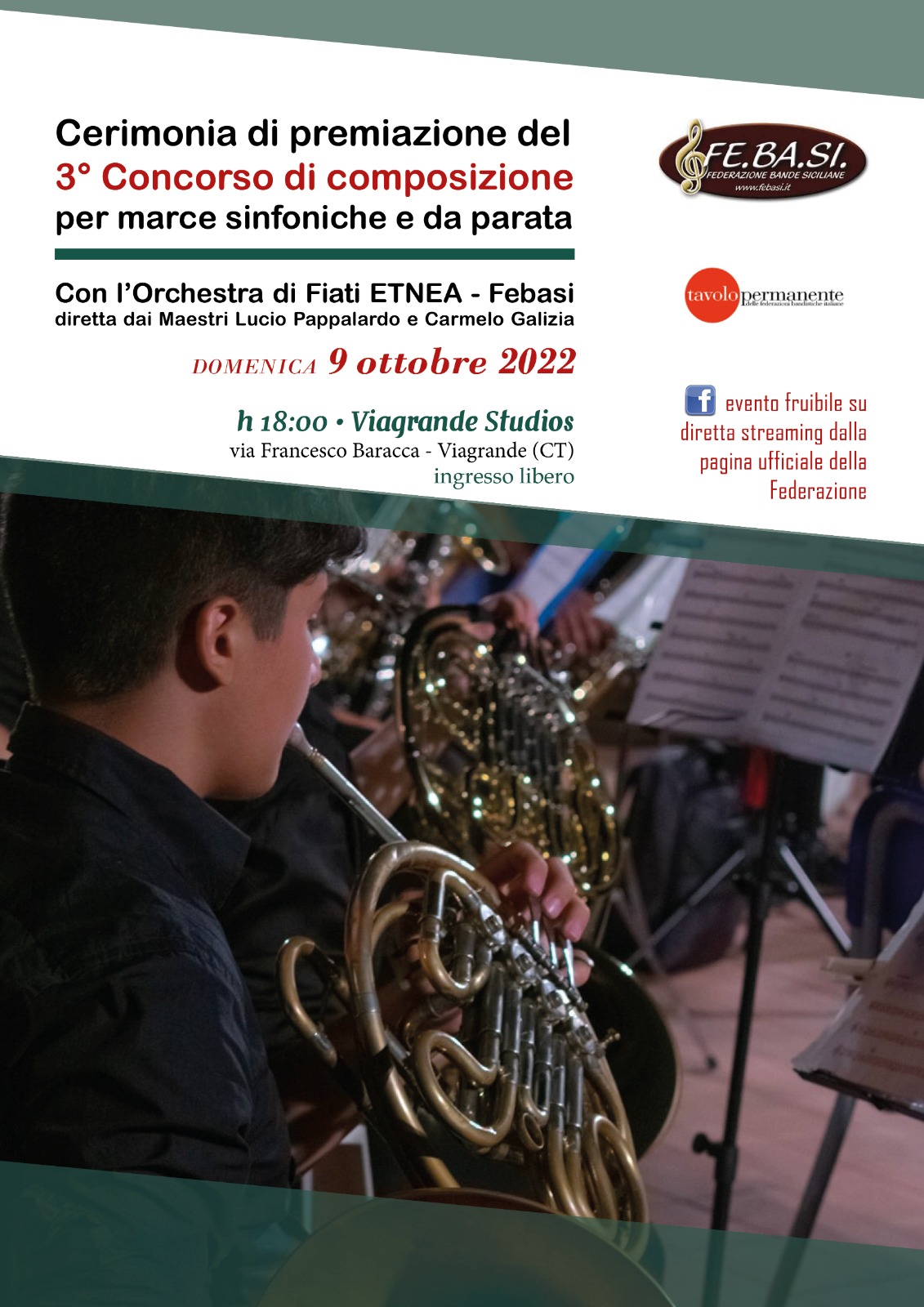 Cerimonia di Premiazione 3° Concorso di composizione – 2022