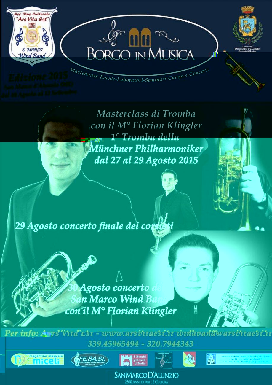 Masteclass di TROMBA – Florian Klingker – 27-29 agosto 2015