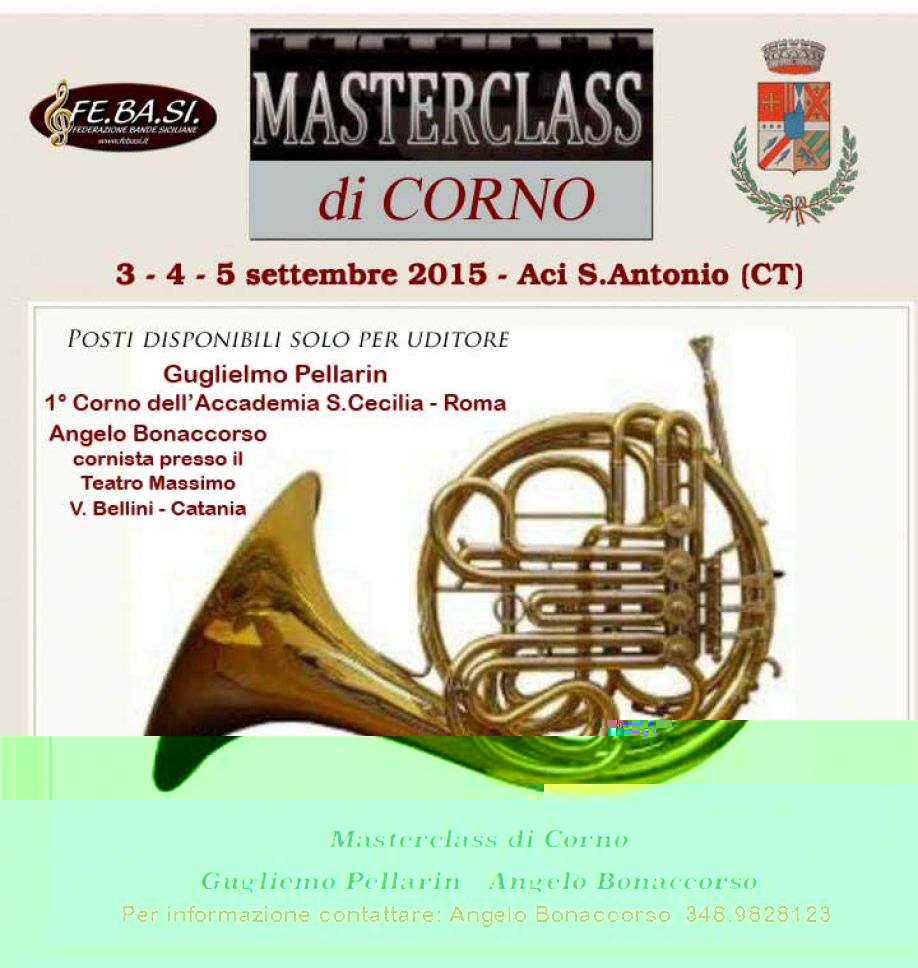 MASTERCLASS di CORNO