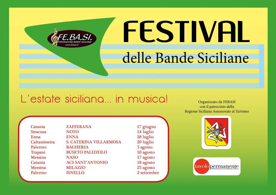 FESTIVAL DELLE BANDE SICILIANE – 2017