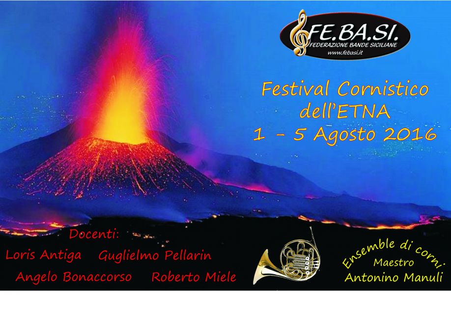 FESTIVAL CORNISTICO DELL’ETNA – 1-5 agosto 2016